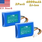 2X 3500MAH 18V/20V Battery For Worx Landroid WA3230, WA3231, 50032492, 50032774. Fixed Price $37.89.