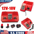 For Milwaukee M18 M12 12V-18V Dual Voltage Battery Charger 48-59-1812. Fixed Price $21.99.