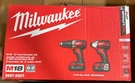 Milwaukee 2697-22CT M18 Cordless Lithium-ion 2-TOOL Combo Kit. Fixed Price $189.00.