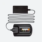 Battery Charger 0.4 Ah Power Share 20V Lithium Ion Worx- Also Fits 18V Batteries. Fixed Price $47.47.