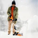 Superhandy Electric Snow Thrower & Shovel - 20V 2AH Cordless Battery System. Fixed Price $40.00.