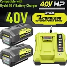 New Volt 8.0AH Battery With Led /rapid Charger For Ryobi Lithium OP40602. Fixed Price $96.00.