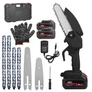 Electric Chainsaw Portable Handheld Design W/ Rechargeable 2200MAH Batteries. Fixed Price $44.01.