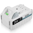6.0AH Li-ion Battery For Snow Joe Sun Ion+ 24VBAT-LTX 24VBAT-LTW. Fixed Price $35.98.