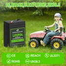 6.4V6AH Lithiun-ion Battery Dreamdash 3000+ Cycles Rechargeable. Fixed Price $16.14.