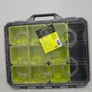 Ryobi Link 10-COMPARTMENT Modular Small Parts Organizer Tool Box. Fixed Price $36.00.