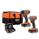 Ridgid 18V Brushless Subcompact Drill/impact Kit With (2) 2.0 Ah Batteries,. Fixed Price $99.00.