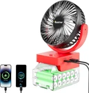 Rozlchar Cordless Fan Compatible For Milwaukee 18V Battery, Work 48-11-1820,. Fixed Price $39.99.