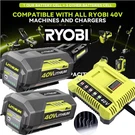 40V 8.0AH Battery / Charger For Ryobi Lawn Mower OP4015 OP4050A Hedge Trimmer. Fixed Price $25.00.