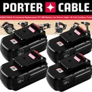 2-4PACK 18V 4.5AH Replace Battery For Porter Cable PC18B 18-VOLT Cordless Tools. Fixed Price $61.00.