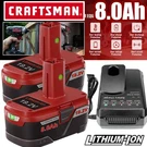 2PACK 19.2VOLT 8.0AH For Craftsman C3 Diehard Lithium Xcp Battery /charger 11375. Fixed Price $225.99.