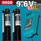 2 Pack For Makita 9000 Battery / Charger 9.6VOLT Ni-mh 9001 9033 6095D 193890-9. Fixed Price $45.00.