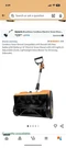 Superhandy Cordless Snow Shovel, 20V 4AH Electric Thrower - Lightweight, 10. Fixed Price $48.89.