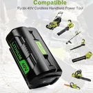Joromov Antrobut 6.5AH Volt For Ryobi Battery OP4060 - Blk/grn. Fixed Price $43.58.
