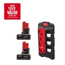 Milwaukee M12 12V Lithium-ion Xc Extended Capacity 4.0 Ah Battery 2-PACK. Fixed Price $141.99.