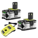 2PCS 8.0AH Battery Replace For Ryobi 18V Lithium Ion Batteries P100 P109 Charger. Fixed Price $49.97.