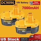 2X 7.0AH Ni-mh Replacement For Dewalt 18V Battery DC9098 DC9096 DC9099 DC970. Fixed Price $31.29.