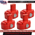 1-4 Pack 18V 3.6AH Ni-mh Battery For Makita 1822 1834 1823 1833 1835 PA18. Fixed Price $164.99.