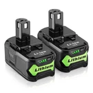 2 Packs For Ryobi P108 6.5AH High Capacity Tool Battery 18VOLT Lithium-ion. Fixed Price $29.99.