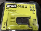 Ryobi One+ 18V 150W Battery Power Source Li-ion Green RYI150BG. Fixed Price $40.00.