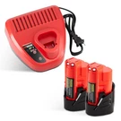 2-PACK 12V 3.0AH Replacement Battery+charger Kit, Compatible With Milwaukee M.... Fixed Price $53.47.