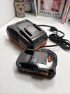 Ridgid Battery Charger R86092 And 18V Lithium Ion R840085 1.5 Ah. Fixed Price $40.60.