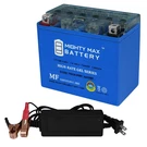 Mighty Max YT12B-4 Gel Replaces Yamaha 650CC XVS650 V-star 98-11 + 12V 2A Chargr. Fixed Price $54.99.