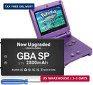 Shenmz Gba Battery, Upgraded 2800MAH Ultra High Capacity Rechargeable Lithium-io. Fixed Price $26.89.