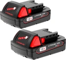 18V 3.0AH Lithium Ion Batteries For Milwaukee M18 48-11-1815 48-11-1840. Fixed Price $82.89.
