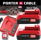 2PACK Lithium Battery /charger For Porter Cable Volt PC18BLX. Fixed Price $49.00.