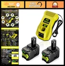 18V 6.0AH Li-ion Battery & Charger Combo Replacement For Ryobi One+ Kits, Comp. Fixed Price $123.99.