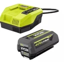 Ryobi 40V Lithium-ion 4.0 Ah Battery And Fast Charger Kit OP4040408. Fixed Price $139.90.
