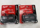 2 Pcs Milwaukee 48-11-1850 M18 Xc 5.0 Ah Volt Capacity Battery New In Pack. Fixed Price $102.99.