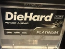 Diehard Platinum 35 Agm Battery. 650CCAS 7/25 Sticker. Fixed Price $120.00.