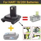 New Adapter For Hart 18V 20V Li-ion Battery Ryobi Power Tools Us. Fixed Price $19.99.