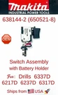 Makita 638144-2 (650521-8 + 643918-8 Batt. Holder) For 6337D 6317D 6217D 6237D. Fixed Price $29.95.