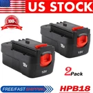 2PACK 18V Battery For Black & Decker Firestorm HPB18-OPE2 244760-00 FS18BX. Fixed Price $29.98.