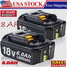 For Makita 18V Lxt Lithium Ion BL1830 BL1860B BL1850B BL1840 6.0AH/8AH Battery. Fixed Price $82.55.