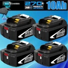 2 4PACK 10 Ah 18V Lithium-ion Battery For Makita BL1860B BL1850B BL1840B BL1815B. Fixed Price $106.99.