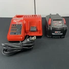 Milwaukee Battery High Output XC6.0 & Power Tool Charger 48-59-1812. Fixed Price $84.99.