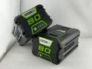 2-PACK Greenworks Pro 2901302 / BAB726 Genuine 80V 2.0AH Li-ion Battery. Fixed Price $76.67.