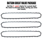 12" Chainsaw Blade For Ego CSX3003, 3000 Power 56-VOLTC *german*. Fixed Price $23.77.