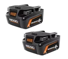 *2-PACK* Ridgid 18V 6.0 Ah Max Output Lithium-ion Batteries (AC840060PN). Fixed Price $147.99.