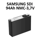 Samsung Sdi 94AH NMC-3.7V Lithium Prismatic Cell M8 Single Pin. Fixed Price $68.59.