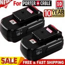 2PACK 18V 4.5AH Replace Battery For Porter Cable PC18B 18-VOLT Cordless Tools. Fixed Price $36.00.