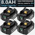 4 Pack 8.0AH 18V For Makita Lxt Lithium-ion BL1830 BL1850 BL1890B Tool Battery. Fixed Price $65.39.