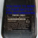 Rebuild Battery Service For Porter Cable 8720 14.4 2000 Mah Nicd. Fixed Price $46.50.