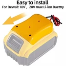 Power Connector Battery Adapter For Dewalt DCB184 DCCB204 18V/20V Max. Fixed Price $13.59.