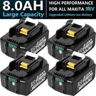 Pack For Makita 18V Battery 8.0AH Li-ion BL1830 BL1850 BL1840 BL1860B Lxt Tools. Fixed Price $80.00.