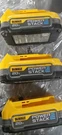 Dewalt Powerstack 20V Lithium-ion Battery Lot Of 3 Rechargeable Batteries 1.7. Fixed Price $172.00.